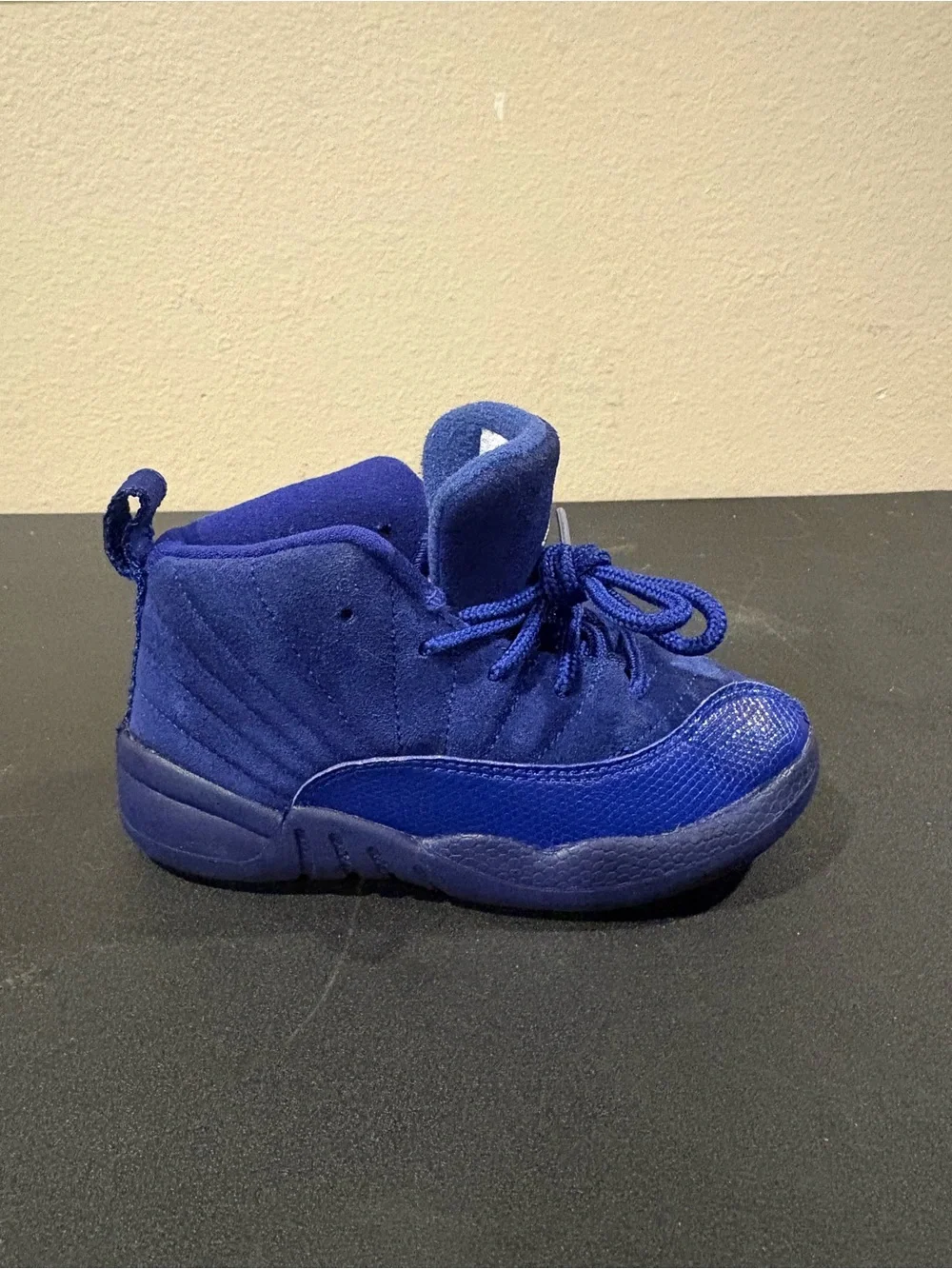 Jordan Air Jordan 12 Retro Deep Royal Blue Suede Baby Sneakers Jumpman Logo 9C